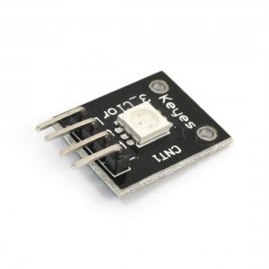 Black 2mm Mounting Hole Dia DIY 3-Color RGB SMD LED Module
