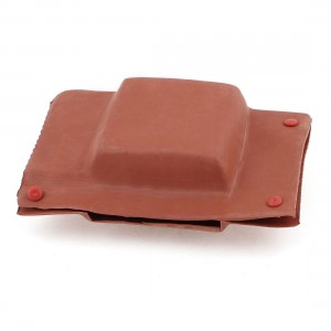 3KV 15KV T Type 80x80x10mm Busbar Insulated Protection Cover Junction Box Wrap