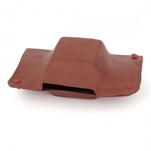 3KV 15KV 60x60x10mm L Shaped Transformer Bus Bar Insulation Protective Cover Box