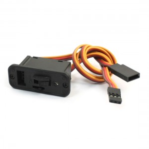 RC Receiver JR Futaba Lead Connector Harness Power On Off Switch