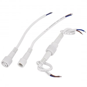 2 Pair 2 Pin Waterproof Power Cable Set DC Male Female Wire Connector